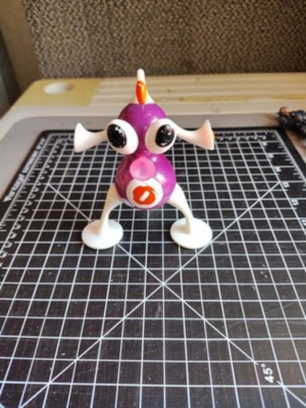 2006 McDonald's Purple Orange Zizzle Happy Meal Toy